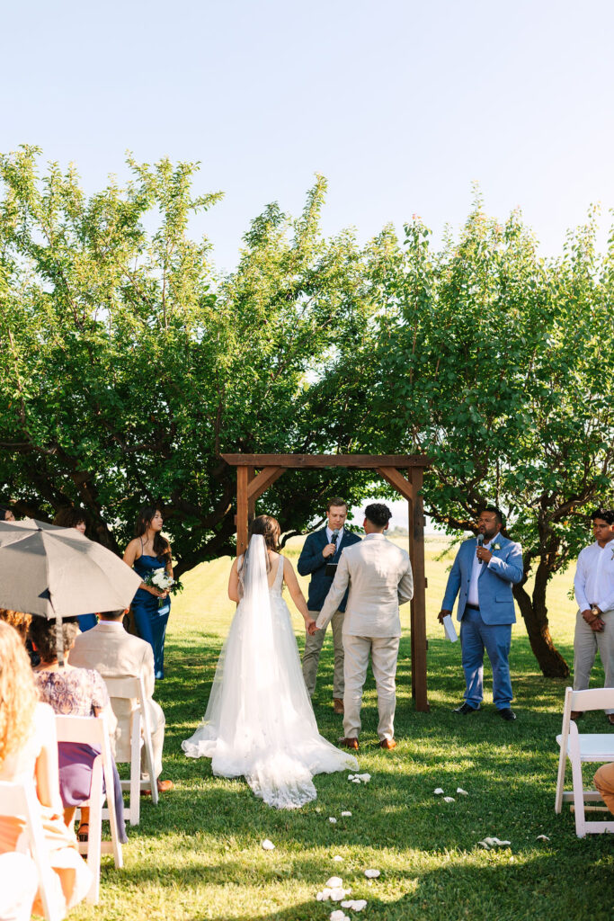 a whimsical wedding at Brightside vintage farm