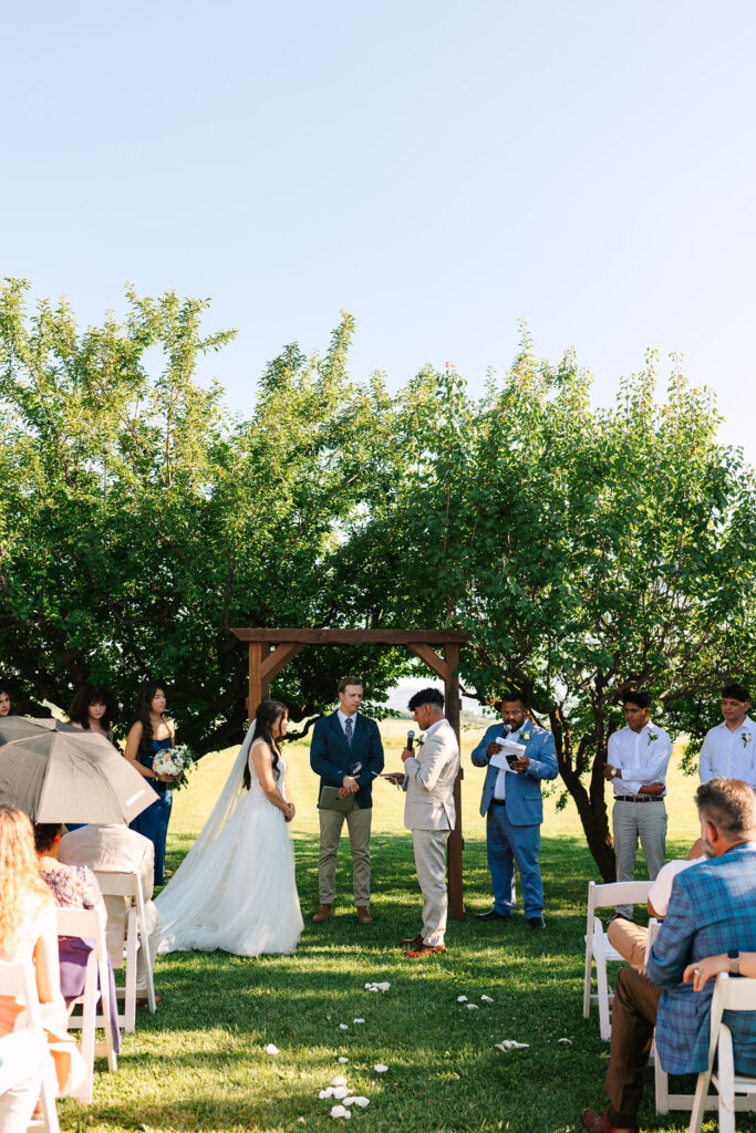 a whimsical wedding at Brightside vintage farm