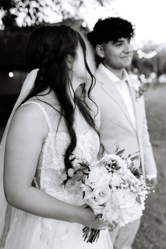 romantic bride and groom photos at a washington wedding