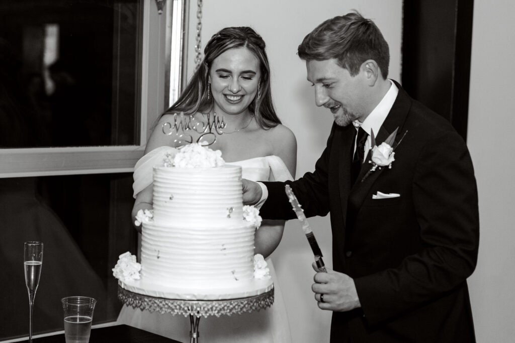 Reception highlights from the classy winter wedding at Carson Creek Estate, Bellingham, WA.